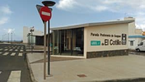 Transport Links to and from El Cotillo 2 El Cotillo bus station