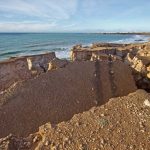 El Cotillo Piedra Playa Cliff Landslides Warning 2