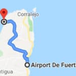 Driving to El Cotillo from Fuerteventura airport – 2 routes