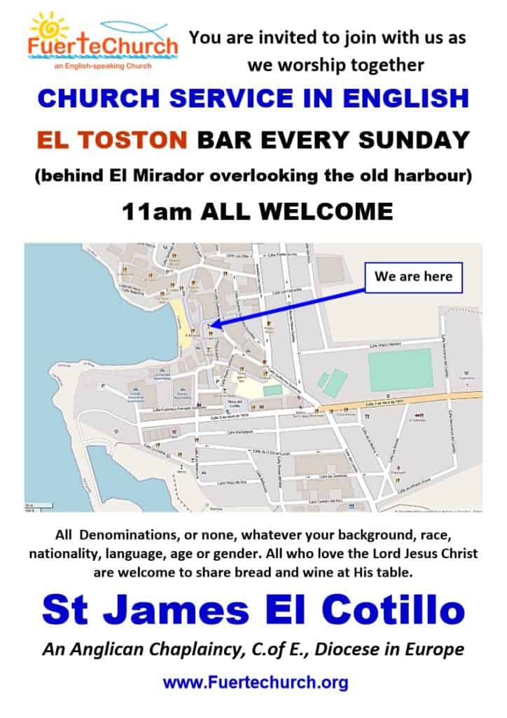 Church services change of venue 1 Church services change of venue