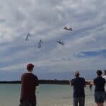 The Amazing Formation Kite Fliers in El Cotillo