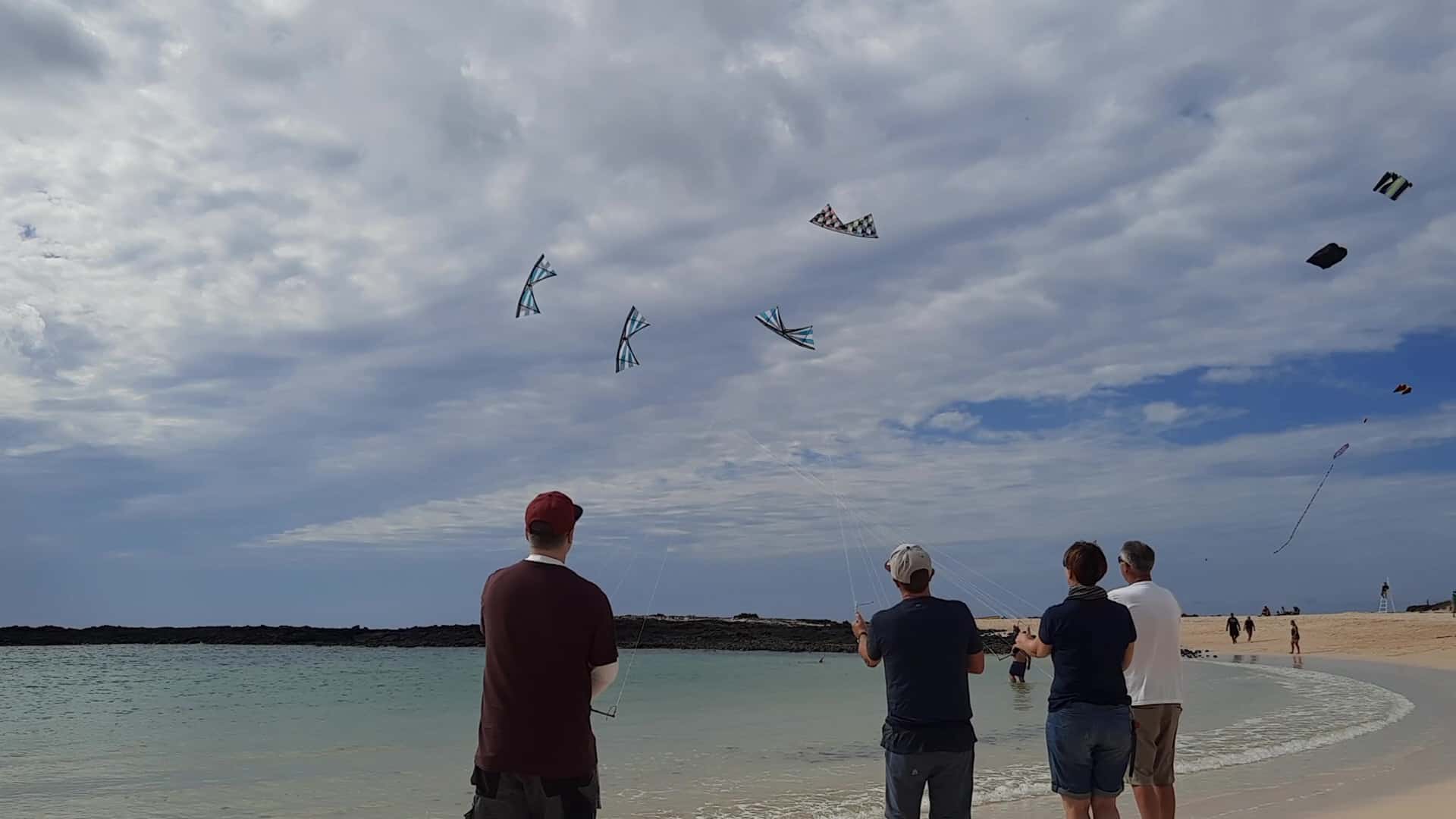 The Amazing Formation Kite Fliers in El Cotillo 5