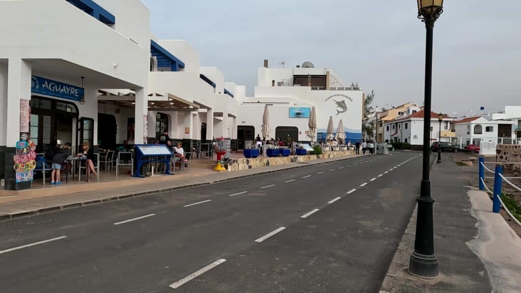 Road overlooking the New Harbour Pedestrianised 1