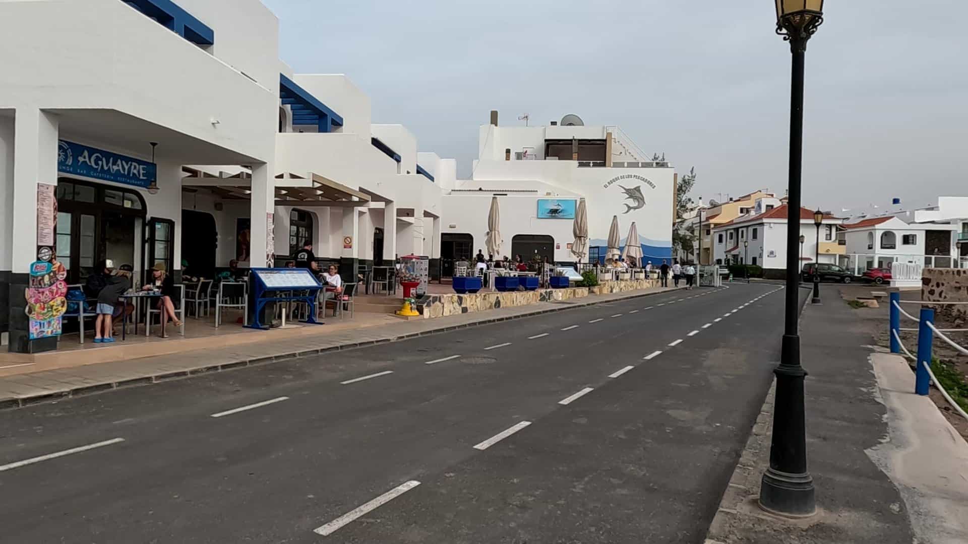 Road overlooking the New Harbour Pedestrianised 2